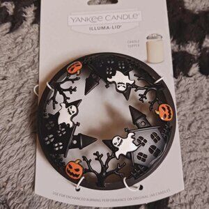 Yankee Candle Halloween House Illuma-Lid Jar Topper Haunted House Ghosts JOL NEW